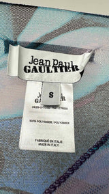 Jean Paul Gaultier L/S Roses Mesh Top