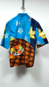 Louis Vuitton S/S Damier-printed Hawaiian Shirt