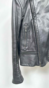 YSL Rive Gauche Leather Riders Jacket