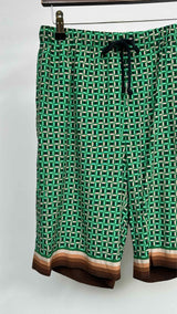 Dries Van Noten Geometric Print Shorts