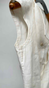 Yohji Yamamoto Double-breasted Detailed Linen Vest