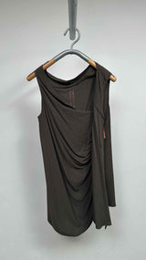 Rick Owens N/S Gathered-seam Mini Dress