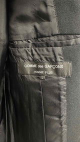Comme Des Garcons Homme Plus Asymmetrical No-Collar Deformed Coat