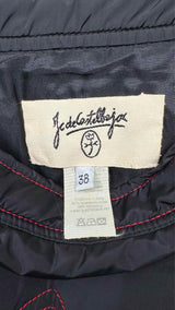 JC De Castelbajac Quilted A-line Wide Long Skirt