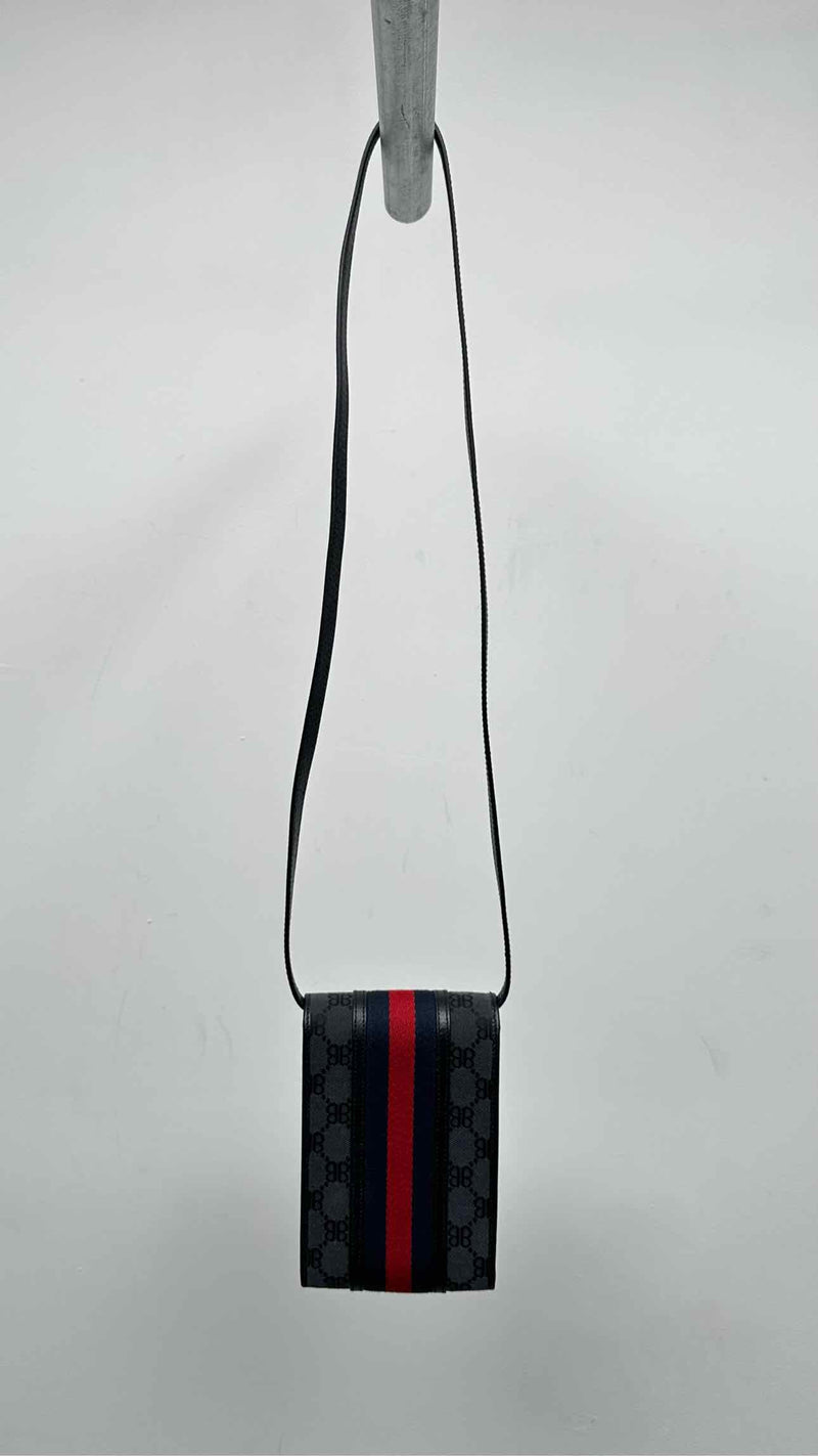 Balenciaga X Gucci Hacker Project Monogram Phone Bag