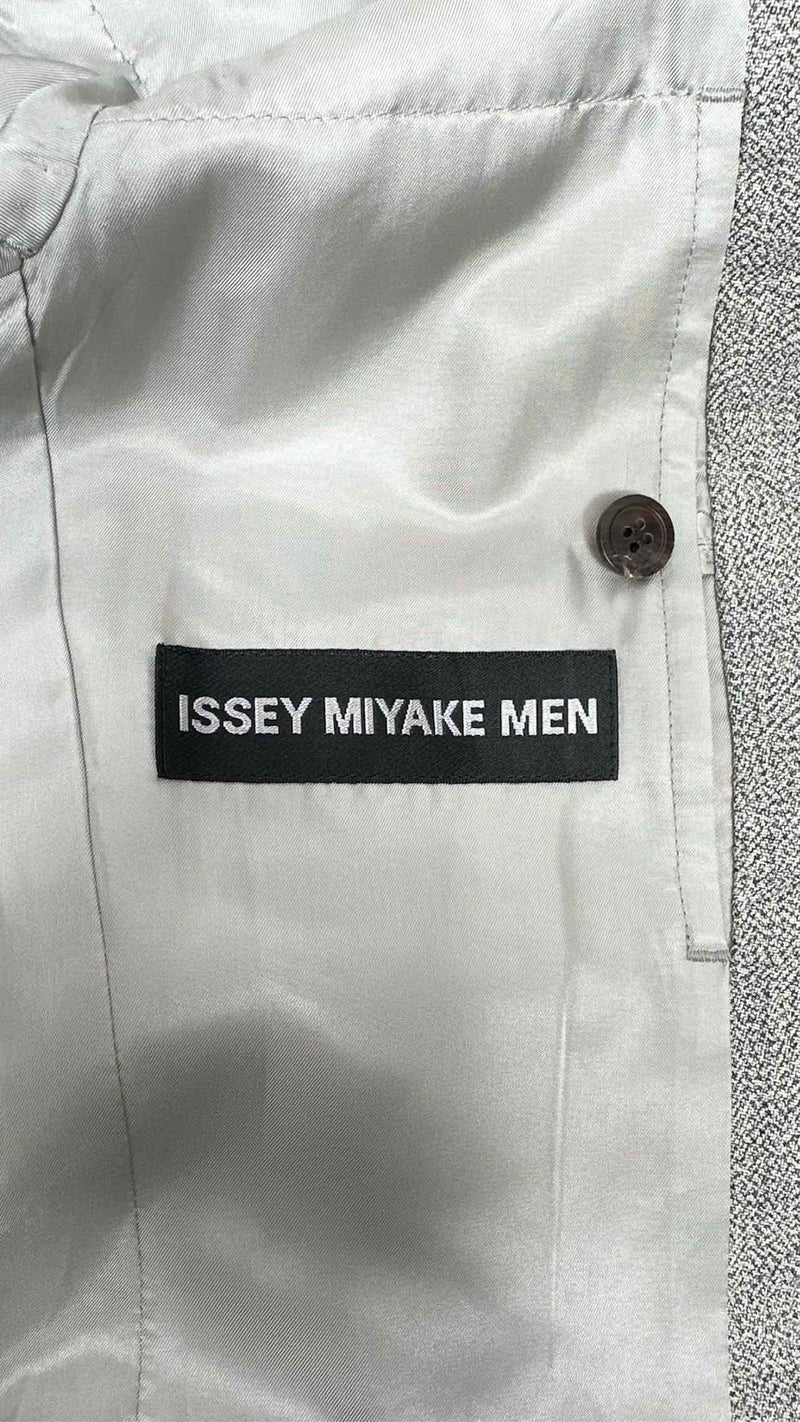 Issey Miyake Men Wrinkly Collarless Jacket