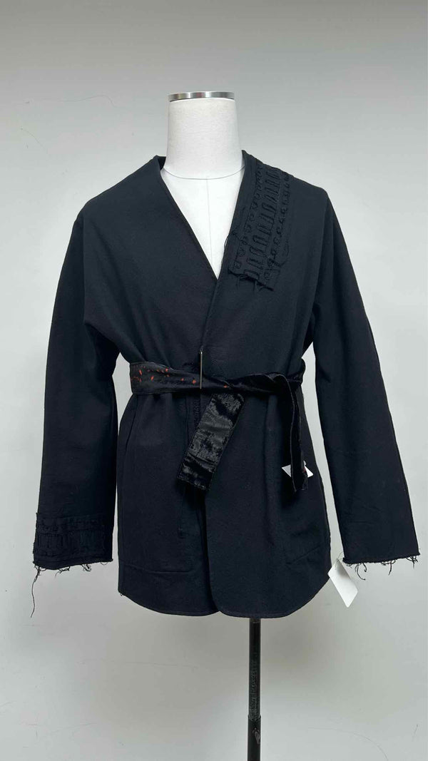 Damir Doma Oversized Embroiderd Wrap Haori Jacket