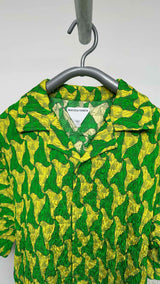 Bottega Veneta S/S Pleated Camp Collar Shirt