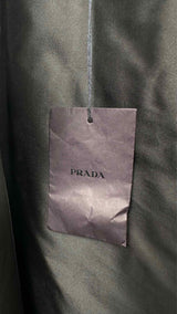 PRADA Back Buttoned Bow Trench Coat