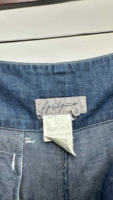 Yohji Yamamoto Side-buckled Wide Jeans