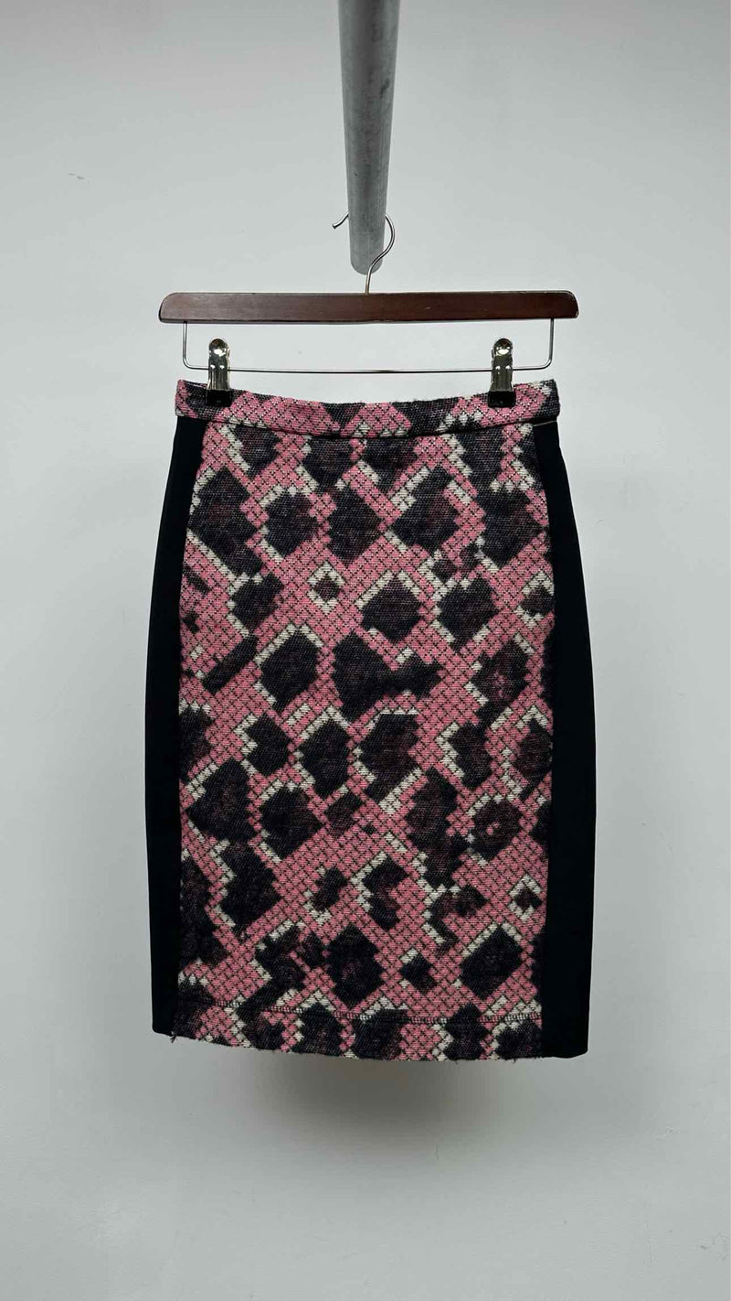 Balenciaga Check Jacquard Hybrid Skirt