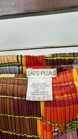 Pleats Please Printed Pleated Flare Pants
