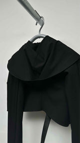 Alaia L/S Hooded Wrap Top