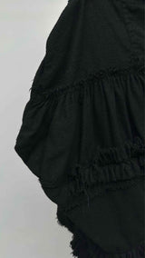 Tao Comme Des GarÃ§ons Asymmetrical Fringed Skirt