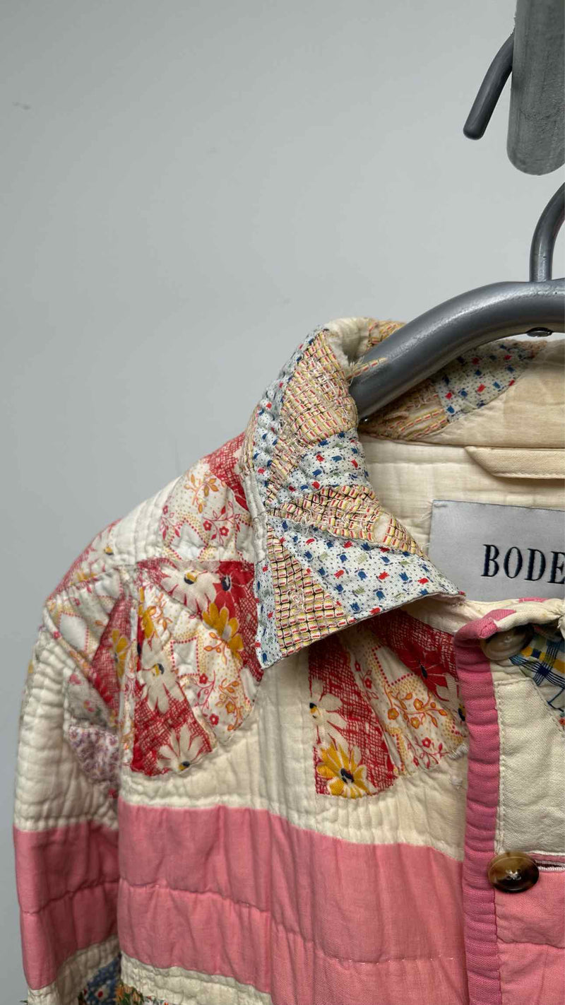 Bode Floral Quilted Work Jacket