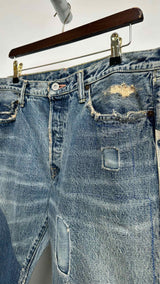 Kapital Kountry Patchwork Damage Jeans