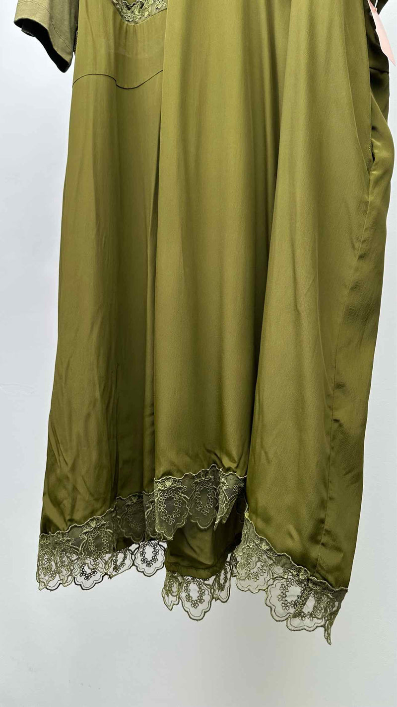 Simone Rocha Ace-trim  Asymmetrical Oversized Tee Dress