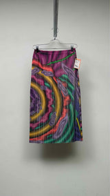 Pleats Please X Tadanori Yokoo Psychedelic Pleated Easy Skirt