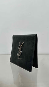 Yves Saint Laurant Logo Passport Case
