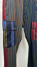 LOEWE Patchwork Stripe Cargo Pants