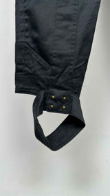 Gucci Studded Paneled Bottom Cut-out Biker Pants
