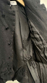 Comme Des Garcons Comme Des Garcons 3D Ruffle Boiled Wool Blazer Jacket