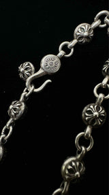 Chrome Hearts Cross Ball-chain Necklace