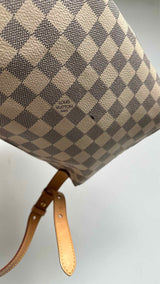 Louis Vuitton Damier Azur Sperone Leather Backpack