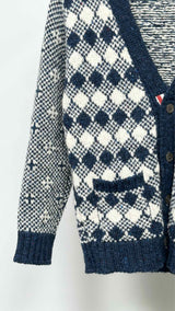 Thom Browne Fair Isle Jacquard Cardigan