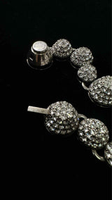 Balenciaga Le Cagole Crystal Bracelet