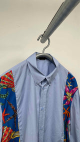 Versace S/S Multi-Panel Starfish Print Shirt