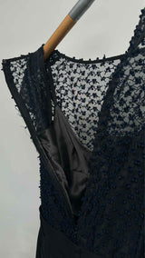 Sacai S/S Floral-embroidered Sheer Romper