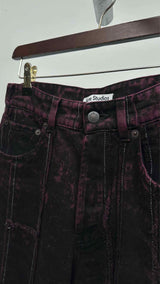 Acne Studios Tie-dye Raw end Pin-stripe Jeans