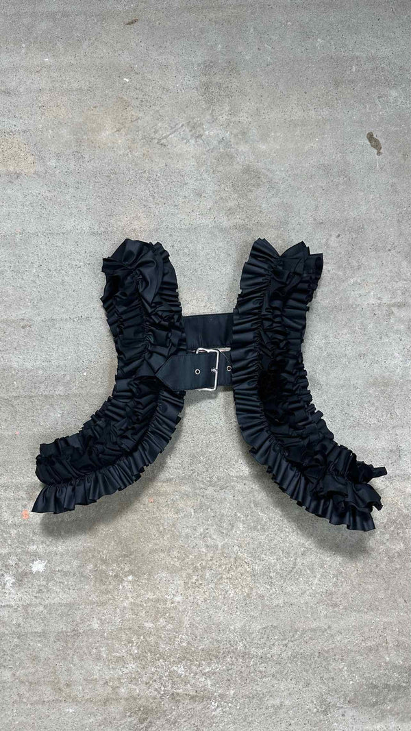 Noir Kei Ninomiya Frill Cropped Vest