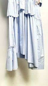 Simone Rocha H/S Stripe Tiered Fill Shirt Dress