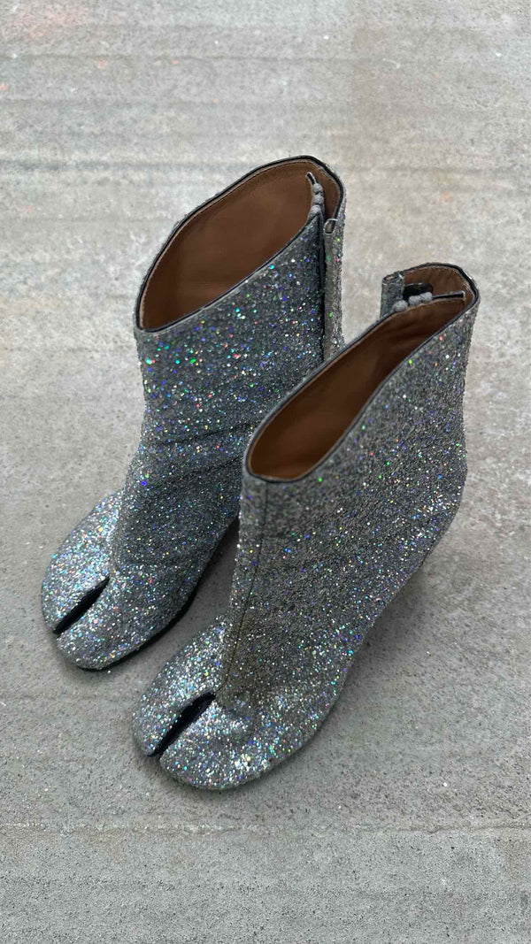 Margiela Glitter Tabi Boots