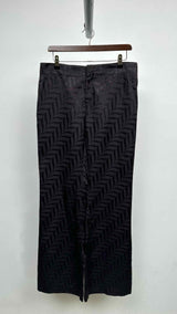 Gucci Kimono Print Silk Flare Pants