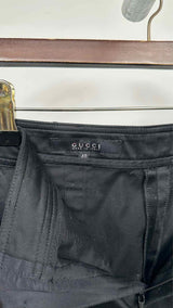Gucci Studded Paneled Bottom Cut-out Biker Pants