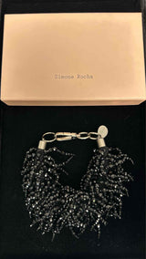 Simone Rocha Cascading Crystal-tassel Bracelet