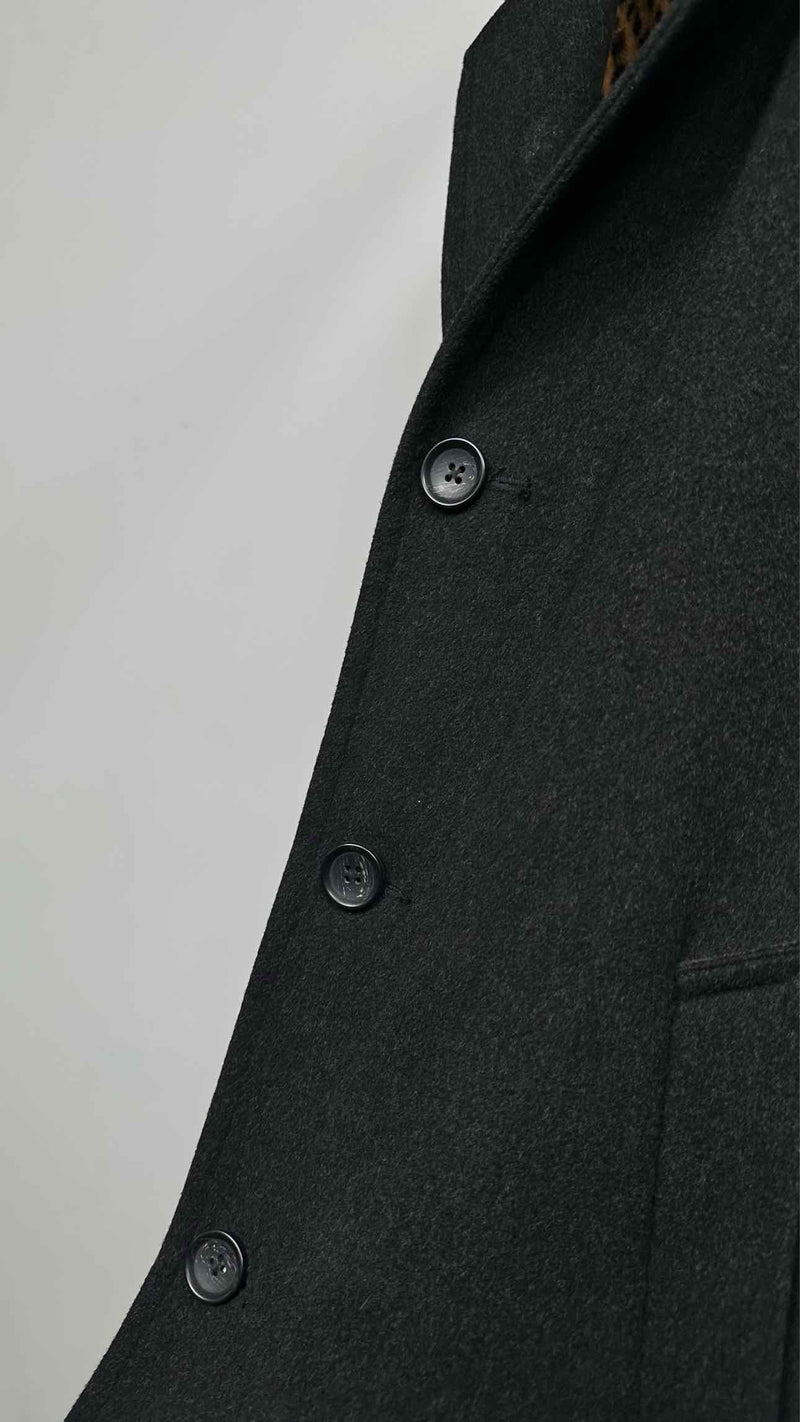 Supreme X Loro Piana Leopard-Fur-Lining Over Coat