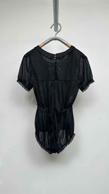 Margiela S/S Sheer Ruched Bodysuits