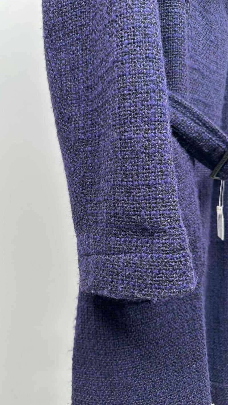 Yohji Yamamoto Pour Homme Double-breast Tweed Wrap Coat