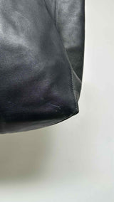 CELINE Leather Horizontal Cabas Bag