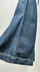 Yohji Yamamoto Side-buckled Wide Jeans