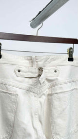 Margiela Fringed Wide Jeans