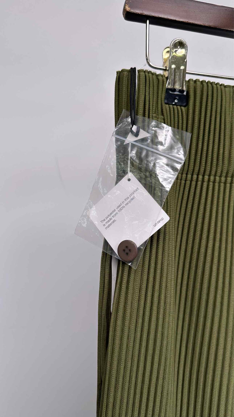 Homme Plisse Pleated Wide Hakama Pants