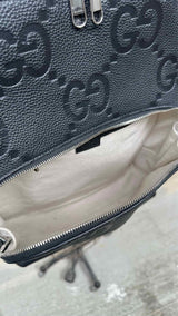 Gucci GG-embossed Leather Backpack