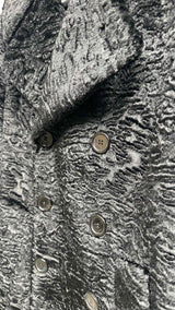 Saint Laurent Faux-fur Double-breast Coat