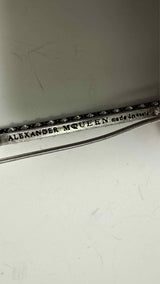 Alexander McQueen Crystal and Pearl Safety Pin Brooch