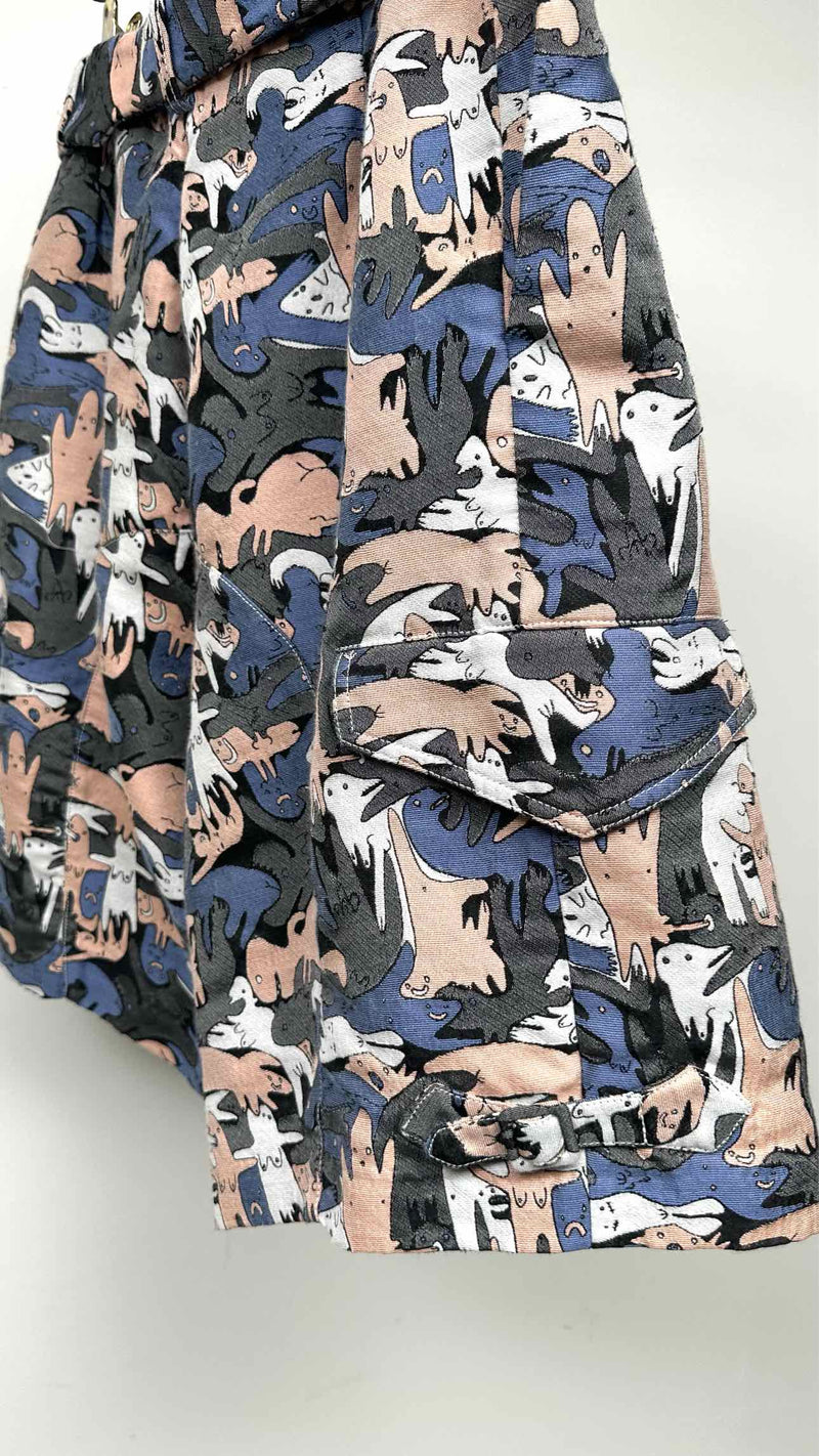 Charles Jeffery LOVERBOY Jacquared Wide Shorts